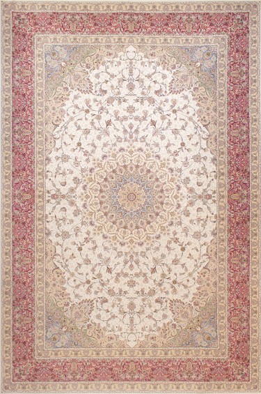 مستانه كرم سفيد/حاشيه لاكي-لاكي-2*3